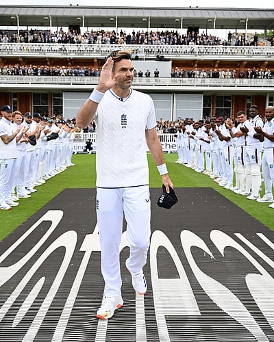 கடைசி போட்டியில் ஜேம்ஸ் ஆண்டர்சன்...